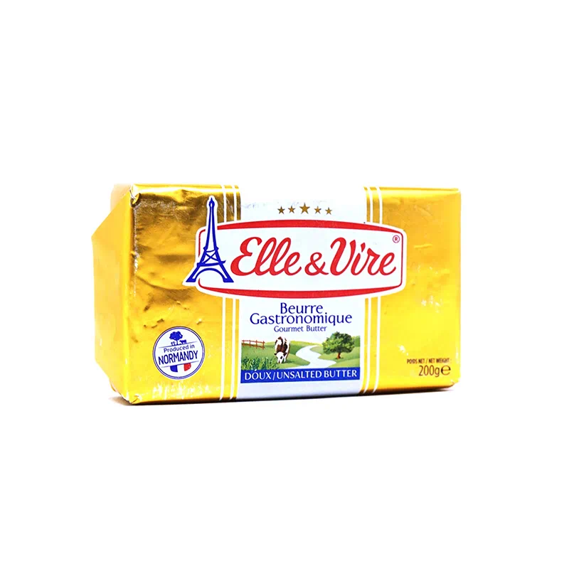 EV Butter Packet Unsalted 200 Gr
