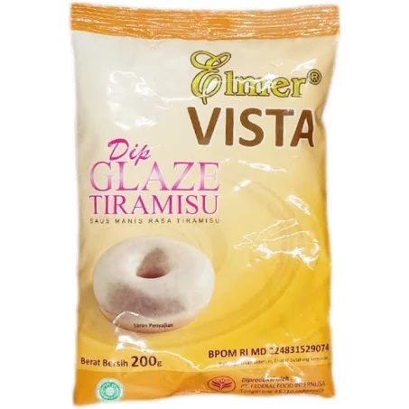 Elmer Dip Glaze Tiramisu 200 gr