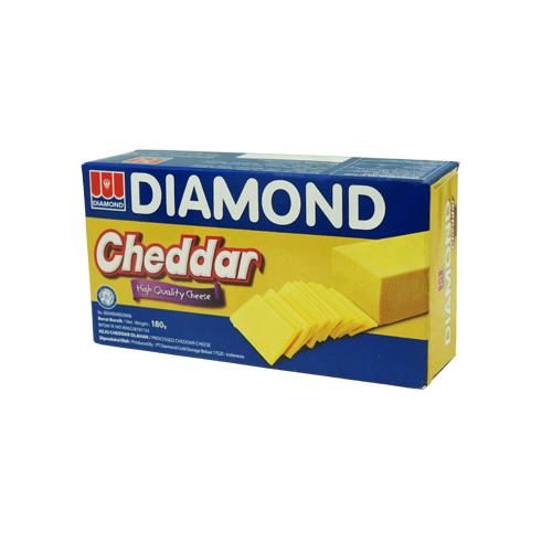 Diamond Cheese Processed Cheddar  180 gr